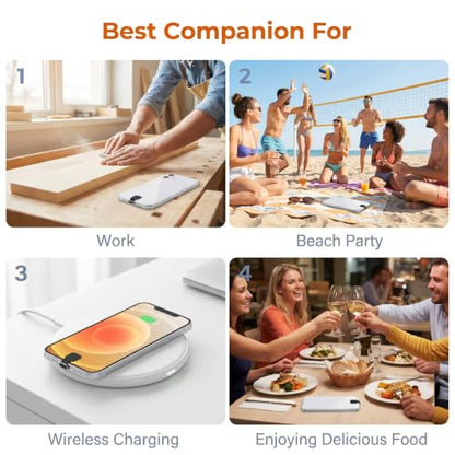 4 Pack USB-C Dust Plug Cover, Anti-Lost Aluminum Alloy Charging Port Covers