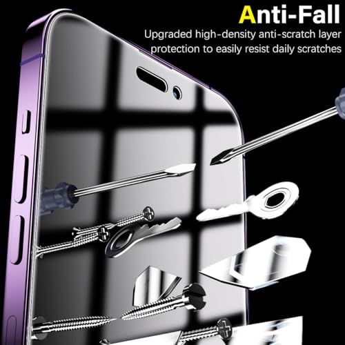 2 Pack 360 Degree Privacy Screen Protector for iPhone 14 Pro Max - color: Black-iPhone iPhone 14 Pro Max
