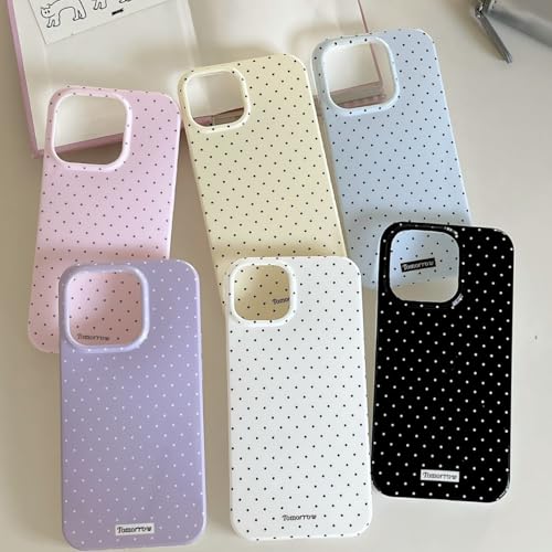 inewateri Compatible with iPhone 11 Case with Cute Fashion Polka Dot Aesthetics Design Simple Cases for Soft TPU Slim Protection Cover-Black - color: Black, size: iPhone 11