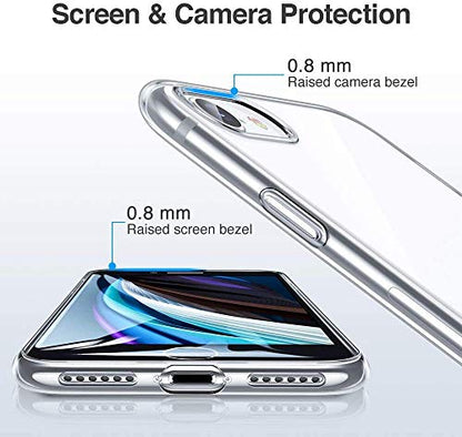 Phone Case for TCL 40 NxtPaper (6.78"), Silicone Ultra Slim Shockproof Protection Case for TCL 40 NxtPaper, Anti-Yellowing Anti-Scratch Soft TPU Bumper Clear Cover Shell - Transparent