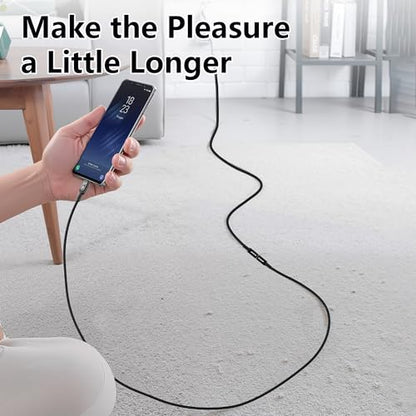 USB C to USB C Extension Cable 16.5FT (5M), 240W PD Fast Charging & 20Gbps Data Transfer, 4K@60Hz Video, Nylon Braided Male to Female Extender Cord for Laptop, Phone, Monitor, Gaming Console - size: 16.5FT/5M