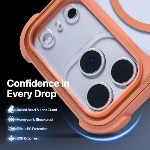 MAGEASY Odyssey MagSafe Crossbody iPhone Case with Strap for iPhone 17 Pro Max 6.9", 20ft Drop Protection, TPU Leather Shoulder Phone Carrying Case with Adjustable Lanyard (Mist) - color: Mist, size: iPhone 17 Pro Max