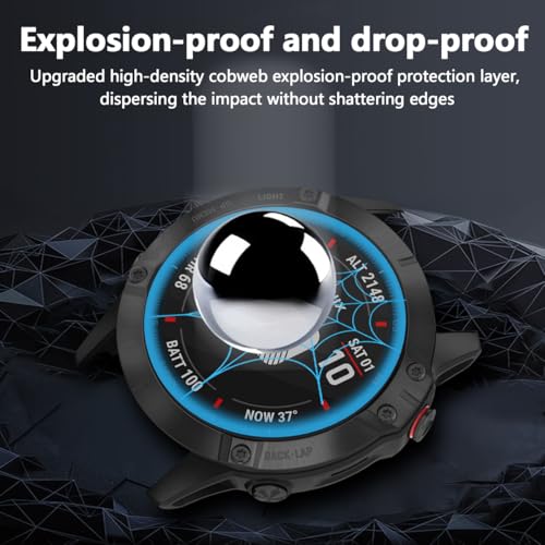 for Garmin Fenix 6/6 Pro / 6 Sapphire / 6 Pro Solar Screen Protector, Non-Tempered Glass Flexible Protection 3-Pack, HD Clear Protective Film - size: for Fenix 6/6 Pro / 6 Sapphire / 6 Pro Solar