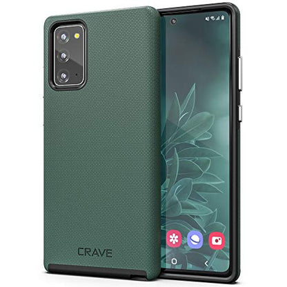 Crave Galaxy Note 20 Case, Shockproof Protection Dual Layer Case for Galaxy Note 20 (6.7 inch) - Forest Green - color: Forest Green