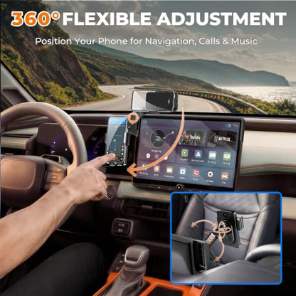 Car Phone Mount for 2026 Toyota RAV4, 10.5" Screen Only - size: for Toyota RAV4 | 2026 10.5"