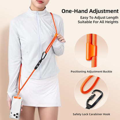 Phone Lanyard Phone Strap Crossbody with Hanging Loops 2 Tabs Adjustable Anti Theft for iPhone 17 Pro Max 16 All Phones Skin-Friendly Universal Cell Phone Neck Lanyard for Daily Outdoor Beige - color: Beige