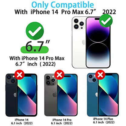 Skyseaco Compatible with iPhone 14 Pro Max Case with MagSafe, Cute Striped Phone Case for Women Girls, Soft TPU + Hard PC Dual Layer Shockproof Glossy Protective Cover, Pink and Yellow - color: Pink and Yellow, size: iPhone 14 Pro Max