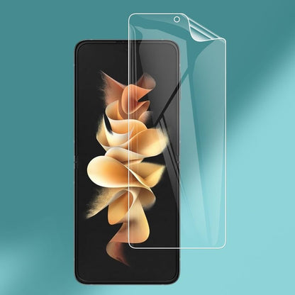 for Samsung Galaxy Z Flip3 ZFlip3 ZFlip 3 5G 6.7" Front/Back Clear Slim Full Cover Soft TPU Hydrogel Film Explosion-Proof Screen Protector Guard (Front Film)
