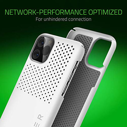 Razer Arctech Slim for iPhone 11 Pro Case: Thermaphene & Venting Performance Cooling - Wireless Charging Compatible - Matte Black - color: Matte Black