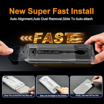 OneFish for iPhone 16 Pro Max 360 Privacy Screen Protector - size: IPhone 16 ProMax