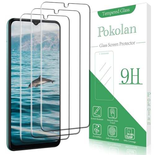 Pokolan Screen Protector for Samsung Galaxy A13 5G Tempered Glass Film - size: Galaxy A13