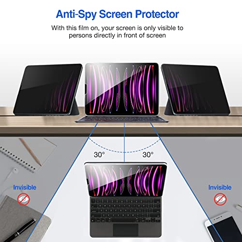 ProCase 1 Pack Privacy Screen Protector for iPad Pro 12.9" - size: iPad Pro 12.9 6th/5th/4th/3rd