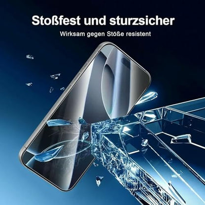 3Pcs with Easy Installation Tool Included Full Cover Screen Protector,for 15 14 13 16 Pro Max 16 Plus HD Tempered Glass