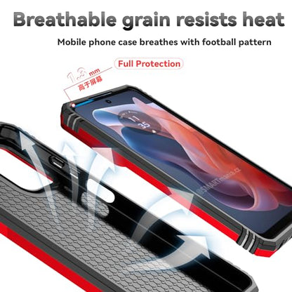 SunStory for Motorola Moto G Play 4G 2024 Case with Kickstand,Red - color: Red