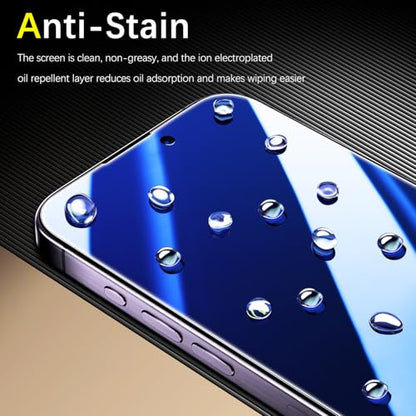 Gradient Colorful Privacy Screen Protector for iPhone 14 Pro Max - color: Blue-iPhone 14 Pro Max