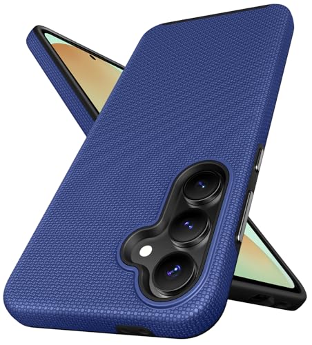 SSLOTSCASE for Samsung Galaxy S24 FE Case, Blue | [Support Wireless Charging] Raised Edges Protect Camera & Screen, Slim Durable Protective Phone Case Cover for S24 FE 5G 2024 - color: Blue, size: S24 FE