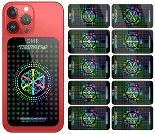 Stickers for Cell Phones/Laptops/Tablets/Devices/Household Equipment - 4.2 x 2.4 x 0.015 inches-Large Area Protection-Applies to Everyone - [Reusable] - (10 Pack) - color: Black 10p
