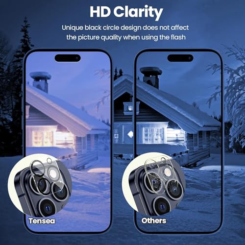 Tensea 3Pcs for iPhone 13 Pro / 13 Pro Max Camera Lens Protector - size: for iPhone 13 Pro/13 Pro Max