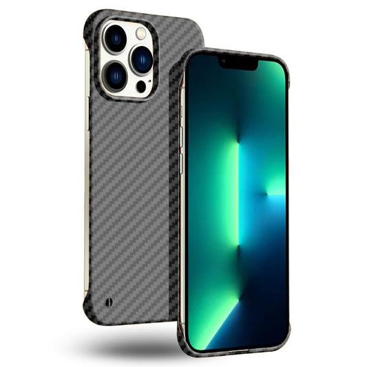 GRECAZO Ultra Thin Carbon Fiber Texture Case for iPhone 15 Pro, Black | Frosted Skin-Like Soft Touch Matte Hard PC Back Cover, Slim Fit Lightweight Frameless Borderless Minimalist Design, 6.1 Inch - size: iPhone 15 Pro