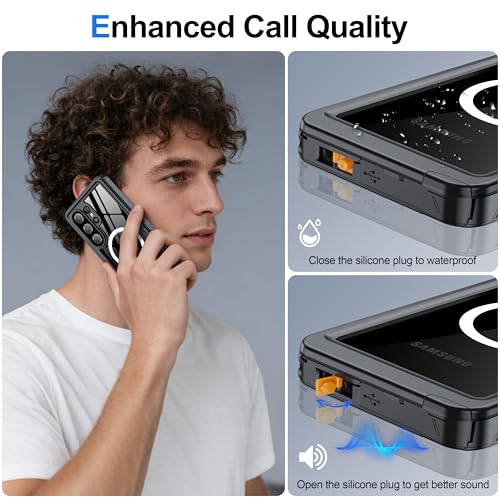 ANTSHARE IP68 Waterproof Case for Samsung Galaxy S26 Ultra, Black/Clear - color: Black/Clear, size: S26 Ultra