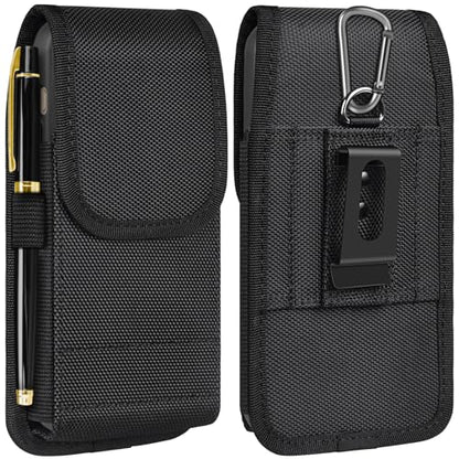 Cell Phone Holster with Card Holder Pouch Belt Clip Men for iPhone 17 Pro Max Samsung Galaxy S25 S24 S23 S22 S21 S20 Ultra A16 A15 A14 A13 A55, XL-Black - color: Black, size: XL