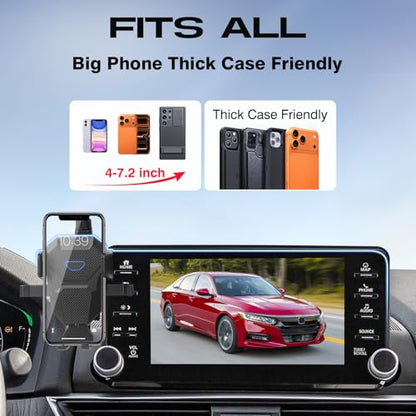 Sunsdrew Car Phone Holder for Honda Accord 2018-2022 8" Screen - size: For Accord
