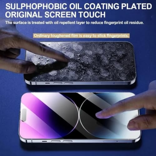 3 Pack Screen Protector for iPhone 13 Pro with 3 Pack Camera Lens Tempered Glass Protector, 6.1 Inch HD Clear Glass Film 9H Hardness Full Coverage, Scratch Resistent, No Air Bubbles