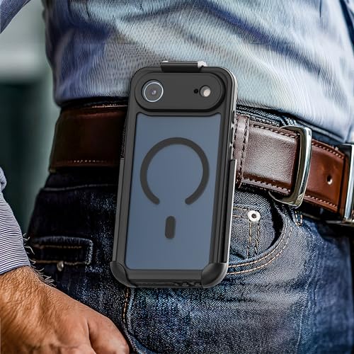 Encased Waterproof Case for iPhone Air with Belt Clip - IP-68 Full-Body Protection with Camera Control Button and Port Covers [Military Grade] (Compatible with MagSafe) - size: iPhone Air