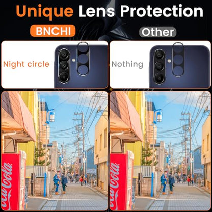 3+3 Pack for Samsung Galaxy A15 5G Privacy Screen Protector with Camera Lens Protector, Anti-Spy Tempered Glass Film, 9H Hardness, Anti-Scratch, Touch Sensitive - size: Samsung Galaxy A15