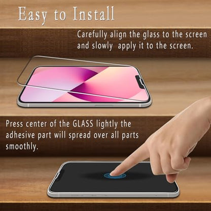 2 Pack Screen Protector for iPhone 13 Mini 5.4 Inch Tempered Glass - color: Clear