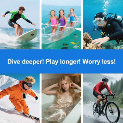 Waterproof Phone Case for Snorkeling with Lanyard IPX8 Underwater Touch/Photo Shockproof Heavy Duty Drop-Proof for iPhone 17 Pro Max/16/15/14 All Cell Phones-Green Shower Phone Case - color: Green