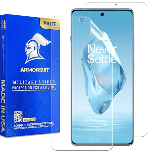 ArmorSuit 2 Pack for OnePlus 12R Paper-Feel Texture Screen Protector (6.78") Case Friendly MilitaryShield Matte Film - Made in USA