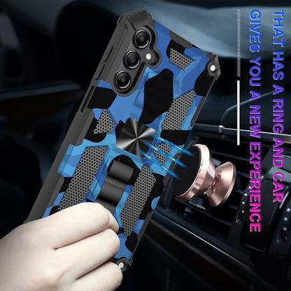 for Samsung Galaxy A37 5G Case Camo Phone Case, Blue - color: Blue, size: Samsung Galaxy A37 5G