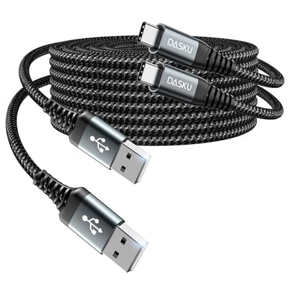 USB A to USB C Cable [2 Pack 3FT], USB C Cable Fast Charging, Upgraded - color: Black, size: 3FT, style: USB A to USB C