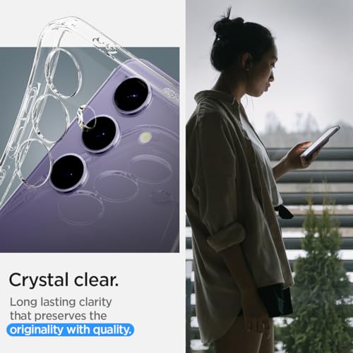 Spigen Liquid Crystal Designed for Galaxy S24 Case (2024) [Military-Grade Protection] - Crystal Clear - color: Crystal Clear, size: 6.2in (Galaxy S24)