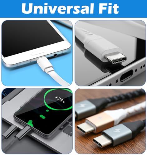 20 Pcs USB C Dust Plug, Silicone Anti-Dust Covers for Type-C Charging Ports
