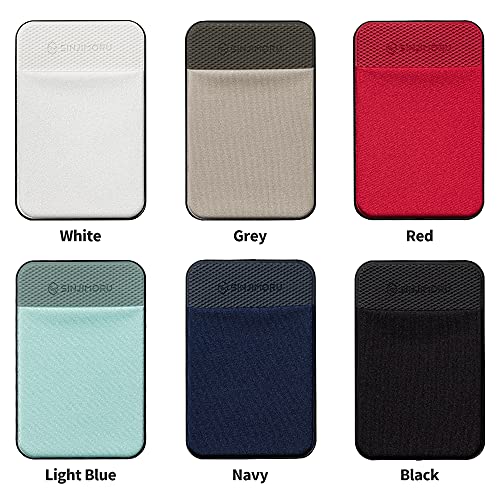 Sinjimoru for MagSafe Wallet Stretchy Lycra Fabric 2600G Secure Magnetic Strength Minimalist Wallet Compatible with iPhone 16 15 14 13 12 MagSafe Case M-Basic Black | M-Basic, fits iPhone 16-12, 2600g magnetic strength, 5 cards storage, minimalist slim de