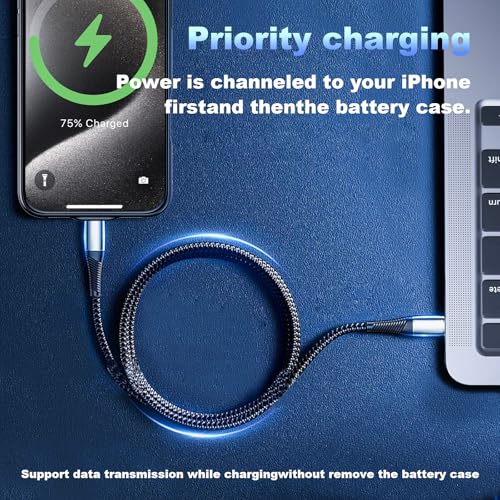 Battery Case for iPhone 15 Pro Max (6.7 inch), 2026 Upgraded High Capacity 13800mAh Battery Pack Rechargeable Charger External Charging Case with Tempered Glass Screen Protector Black - size: iPhone 15 Pro Max