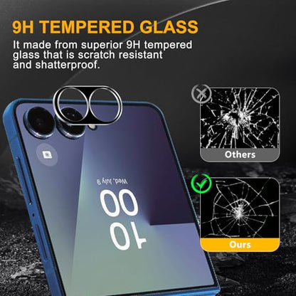 3 Pack Camera Lens Protector for Samsung Galaxy Z Flip 7 - size: Galaxy Z Flip 7