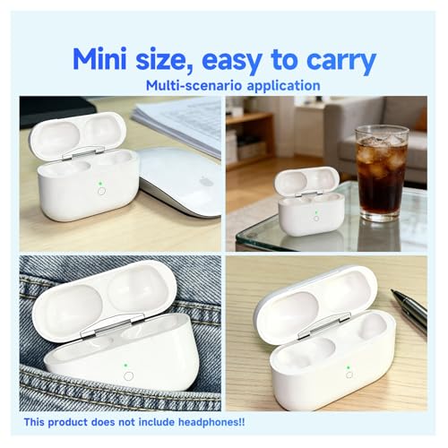 Replacement for AirPods Pro 1 & 2 Charging Case,USB-L,Bluetooth Pairing