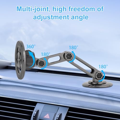 UTEBIT Universal 360° Pro Magnetic Car Phone Holder, Black - color: Magsafe Car Mount