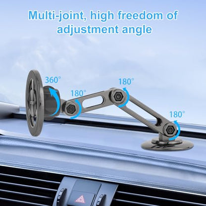 UTEBIT Universal 360° Pro Magnetic Car Phone Holder, Black - color: Magsafe Car Mount