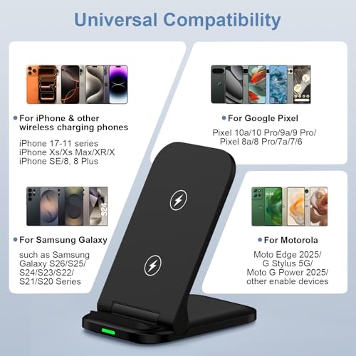 Samsung Wireless Fast Charging Station Foldable Desk Phone Charger Stand