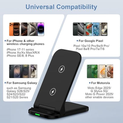 Samsung Wireless Fast Charging Station Foldable Desk Phone Charger Stand