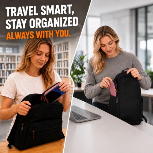 Rose Gold Small Hard Zipper Carrying Case, Universal Electronic Pouch Bag | Small Case Portable Storage Travel Pouch Bag for Power Bank, External Hard Drive, Charger, Cell Phone, USB Cable, Flash Drive - color: Rose Gold