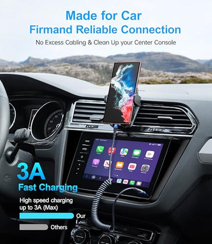 USB C Cable 100W 3FT Coiled USB C to USB C Charger Cable for Car, 2Pack - color: Blue, size: 3FT, style: USB C to USB C