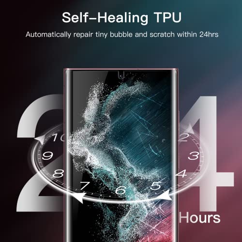 JETech TPU Screen Protector for Samsung Galaxy S22 Ultra, 2+2 Pack - size: Galaxy S22 Ultra