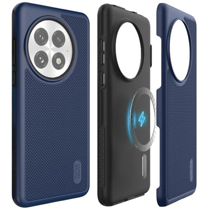 TUDIA MergeGrip [Magsafe Compatible] for OnePlus 13 Case 5G (2025) - [Military Grade Drop Tested] Dual Layer Shockproof Slim Heavy Duty Tough Cover Phone Cases - Indigo Blue - color: Indigo Blue, size: Magsafe Compatible