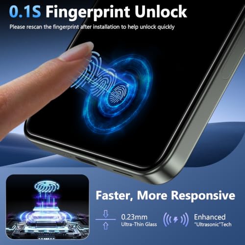 2 Pack for Samsung Galaxy S23 Plus/ S23+ Privacy Screen Protector - size: S23+