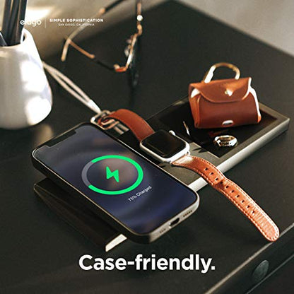 elago Charging Tray Duo for MagSafe & Apple Watch Chargers - color: Black